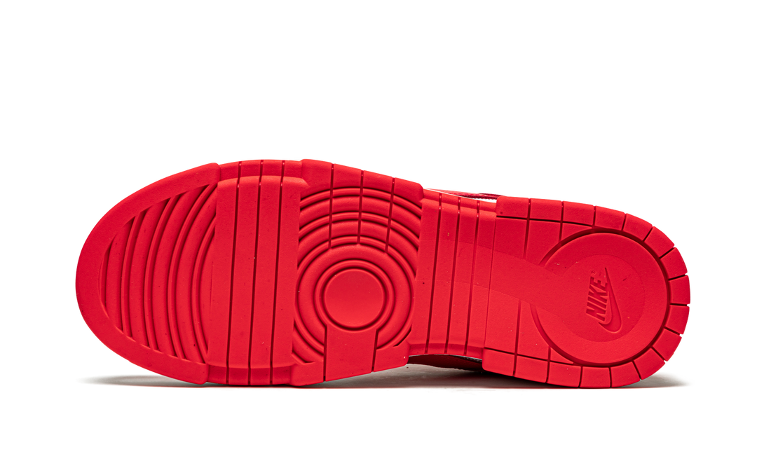 NIKE DUNK LOW DISRUPT SIREN RED WHITE WOMENS