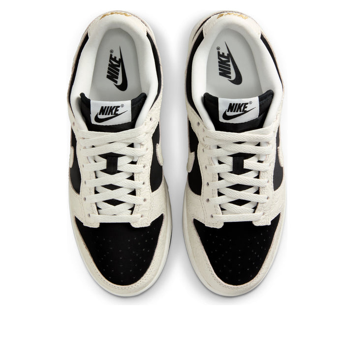 NIKE DUNK LOW EMBOSSED BLACK SAIL (WOMEN&