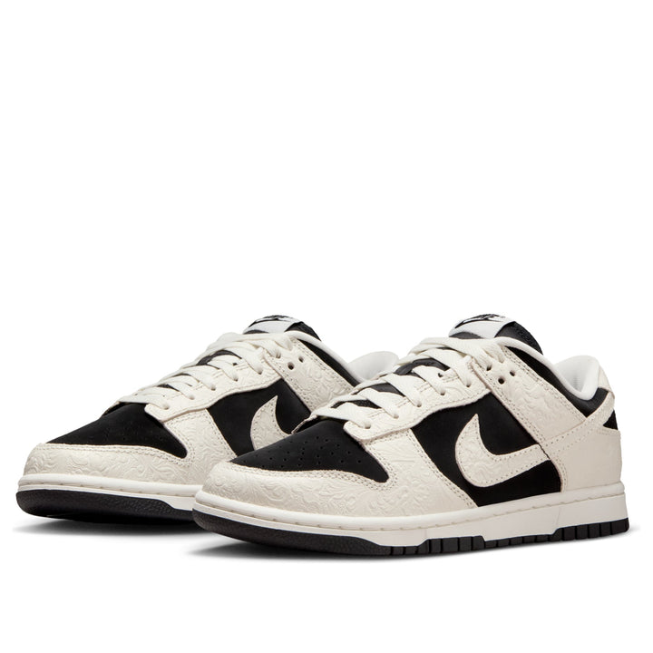 NIKE DUNK LOW EMBOSSED BLACK SAIL (WOMEN&