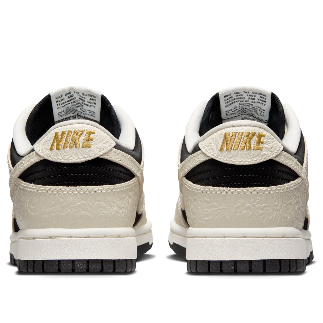 NIKE DUNK LOW EMBOSSED BLACK SAIL (WOMEN&