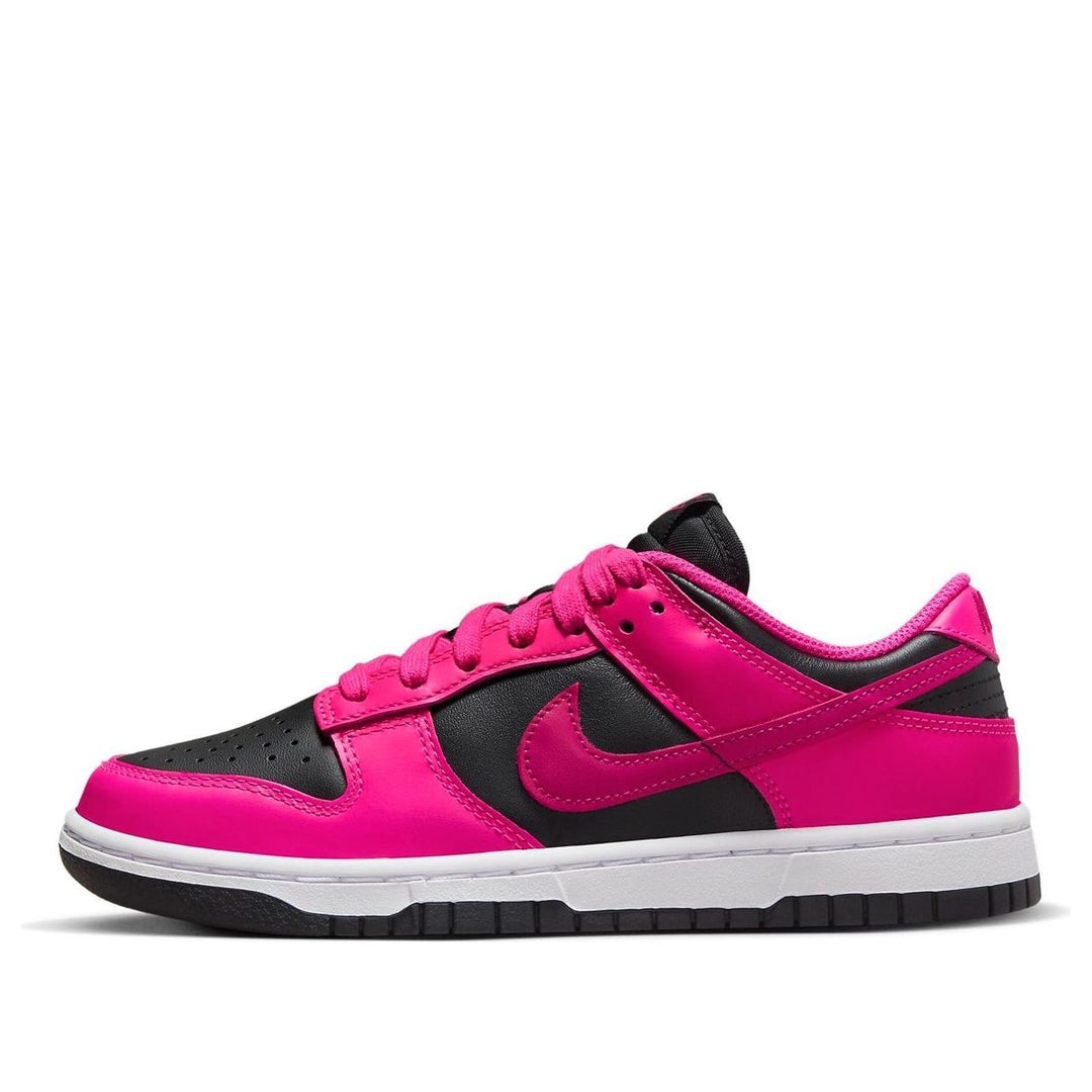 NIKE DUNK LOW FIERCE PINK BLACK WOMENS