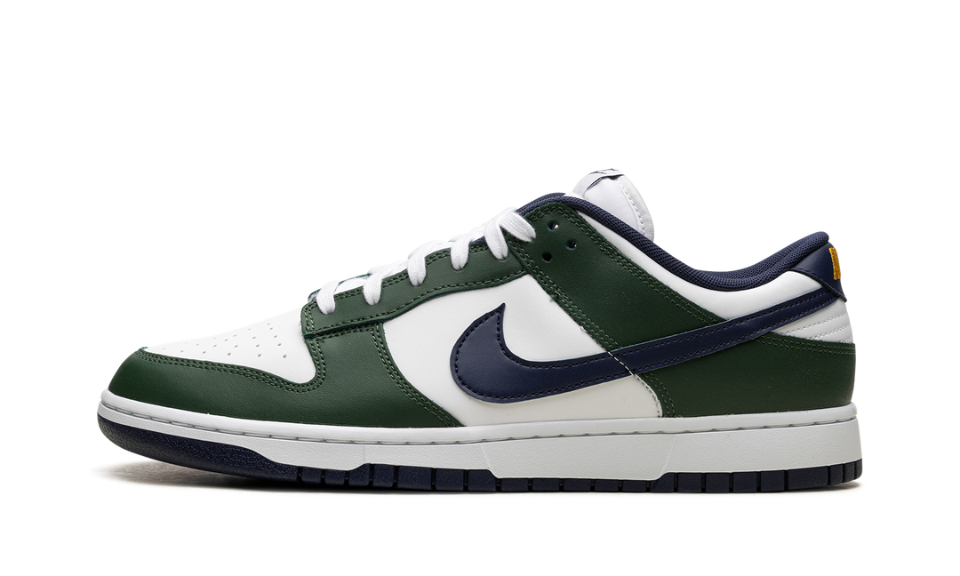 NIKE DUNK LOW FIR MIDNIGHT NAVY — Stock 