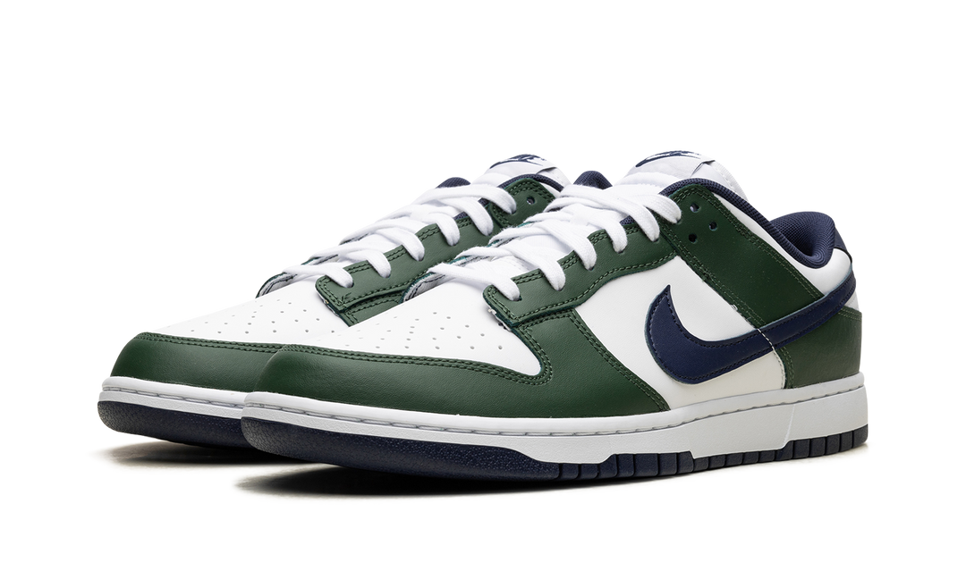 NIKE DUNK LOW FIR MIDNIGHT NAVY — Stock 