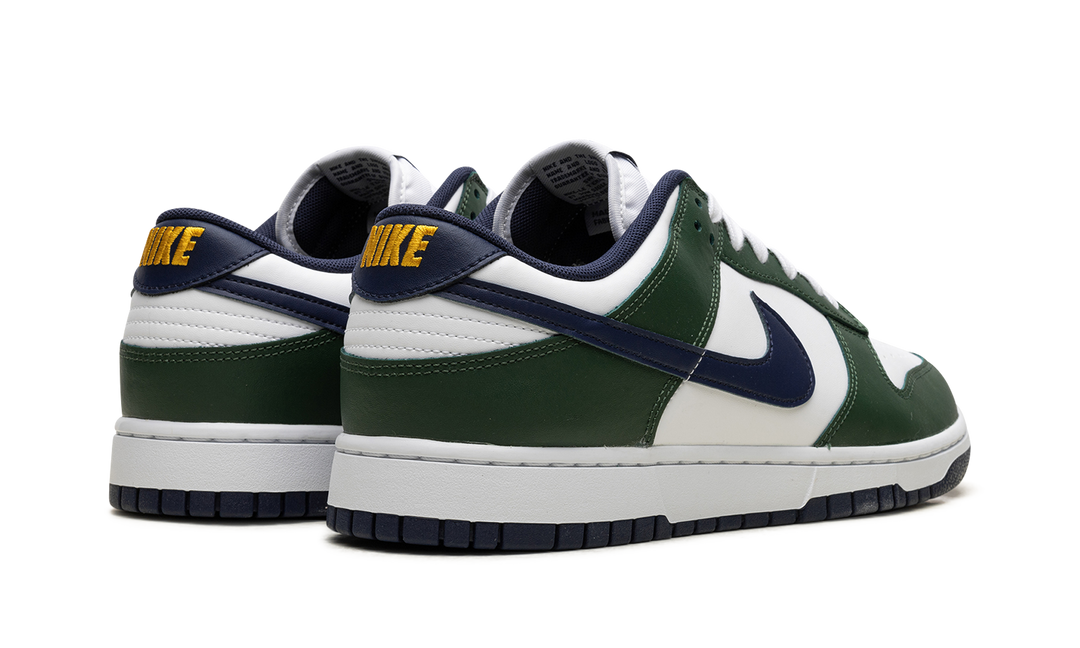 NIKE DUNK LOW FIR MIDNIGHT NAVY — Stock 