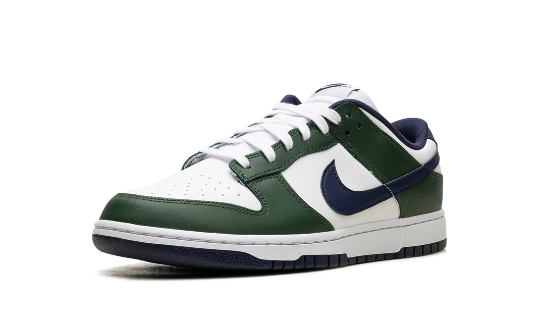 NIKE DUNK LOW FIR MIDNIGHT NAVY — Stock 