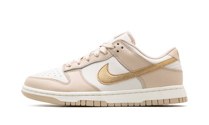NIKE DUNK LOW GOLDEN SWOOSH TAN WOMENS