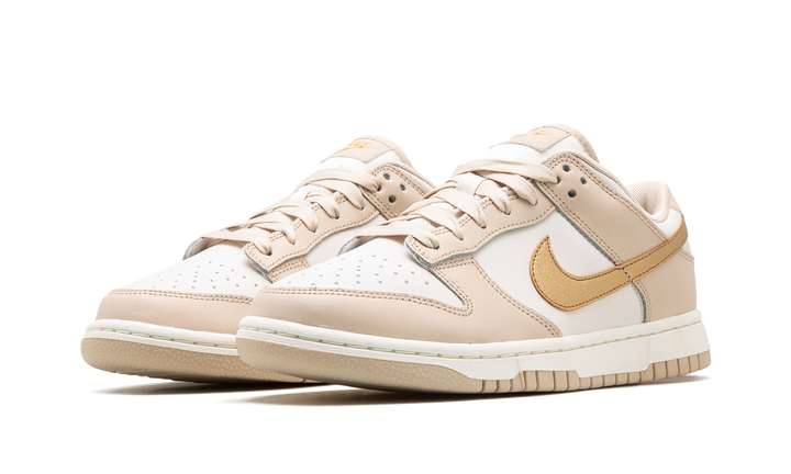 NIKE DUNK LOW GOLDEN SWOOSH TAN WOMENS