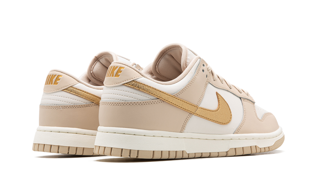 NIKE DUNK LOW GOLDEN SWOOSH TAN WOMENS