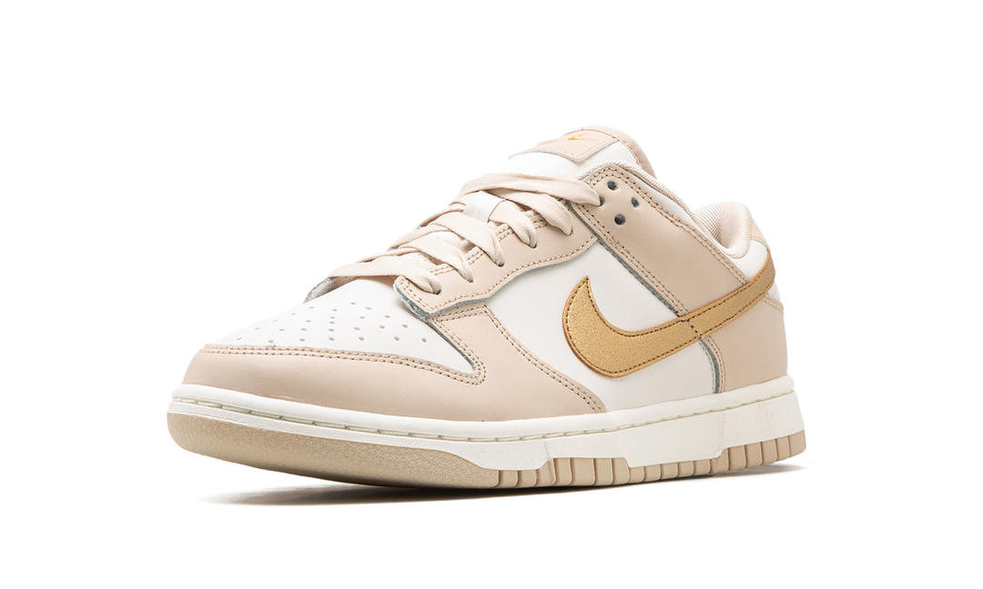 NIKE DUNK LOW GOLDEN SWOOSH TAN WOMENS