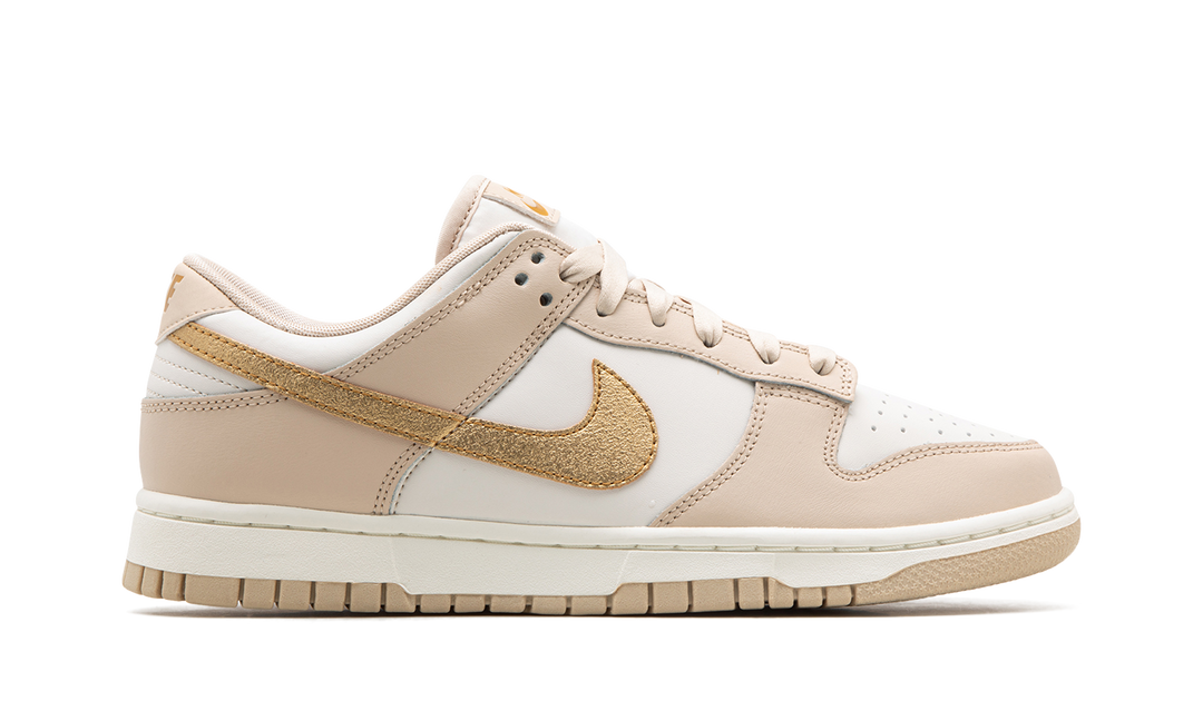 NIKE DUNK LOW GOLDEN SWOOSH TAN WOMENS