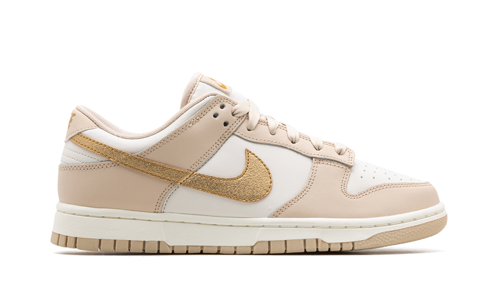 NIKE DUNK LOW GOLDEN SWOOSH TAN WOMENS