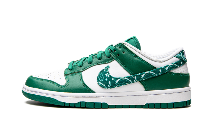 NIKE DUNK LOW GREEN PAISLEY WOMENS