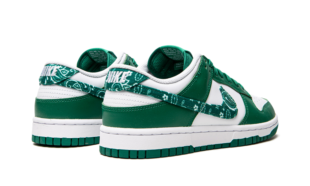 NIKE DUNK LOW GREEN PAISLEY WOMENS
