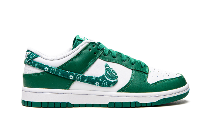 NIKE DUNK LOW GREEN PAISLEY WOMENS