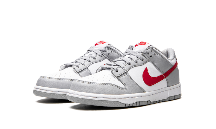 NIKE DUNK LOW GREY RED GS