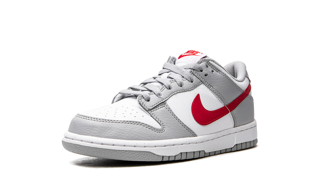 NIKE DUNK LOW GREY RED GS