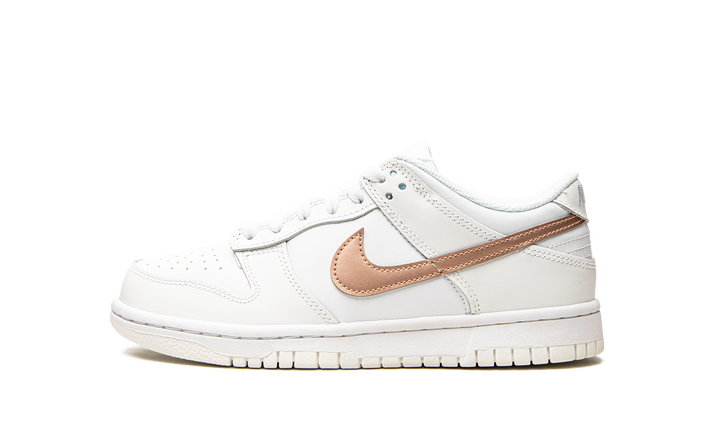 NIKE DUNK LOW GS WHITE BRONZE