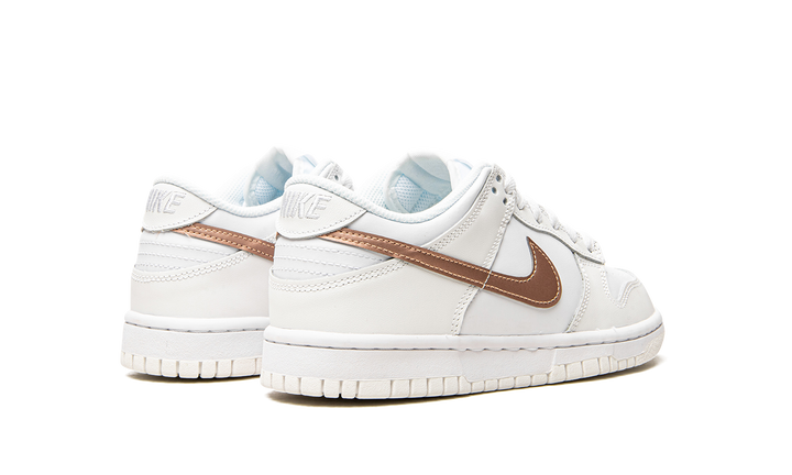 NIKE DUNK LOW GS WHITE BRONZE