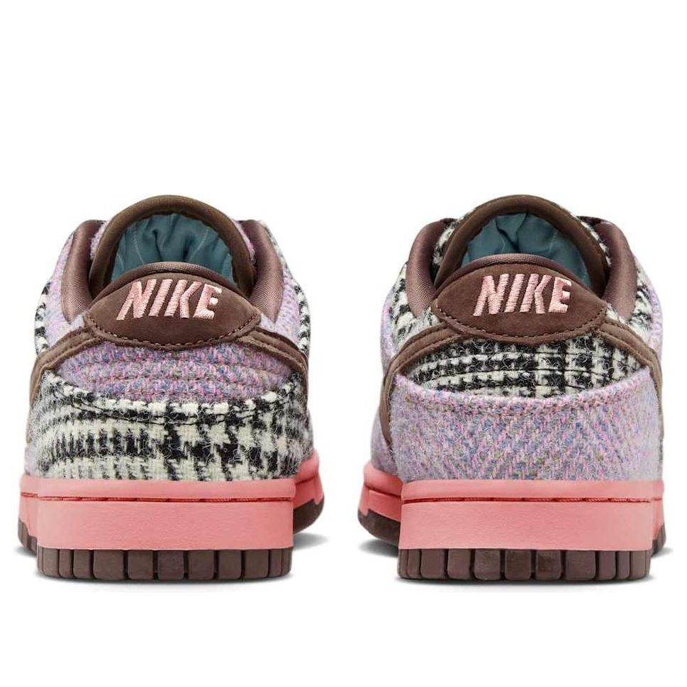 NIKE DUNK LOW HARRIS TWEED PURPLE PINK WOMENS