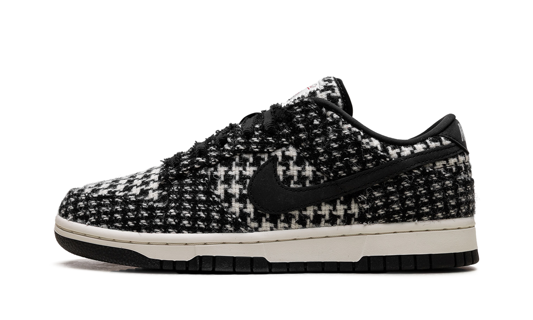NIKE DUNK LOW HARRIS TWEED WHITE BLACK MULTI (WOMEN&