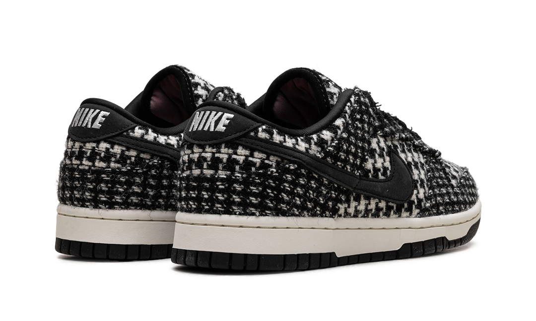NIKE DUNK LOW HARRIS TWEED WHITE BLACK MULTI (WOMEN&