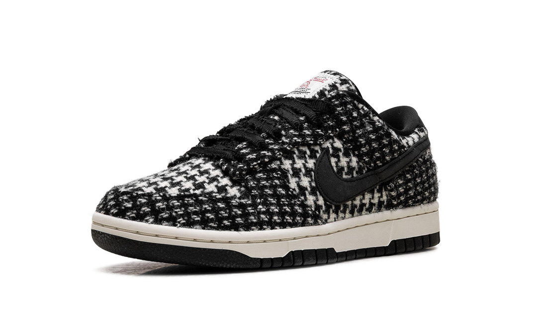 NIKE DUNK LOW HARRIS TWEED WHITE BLACK MULTI (WOMEN&