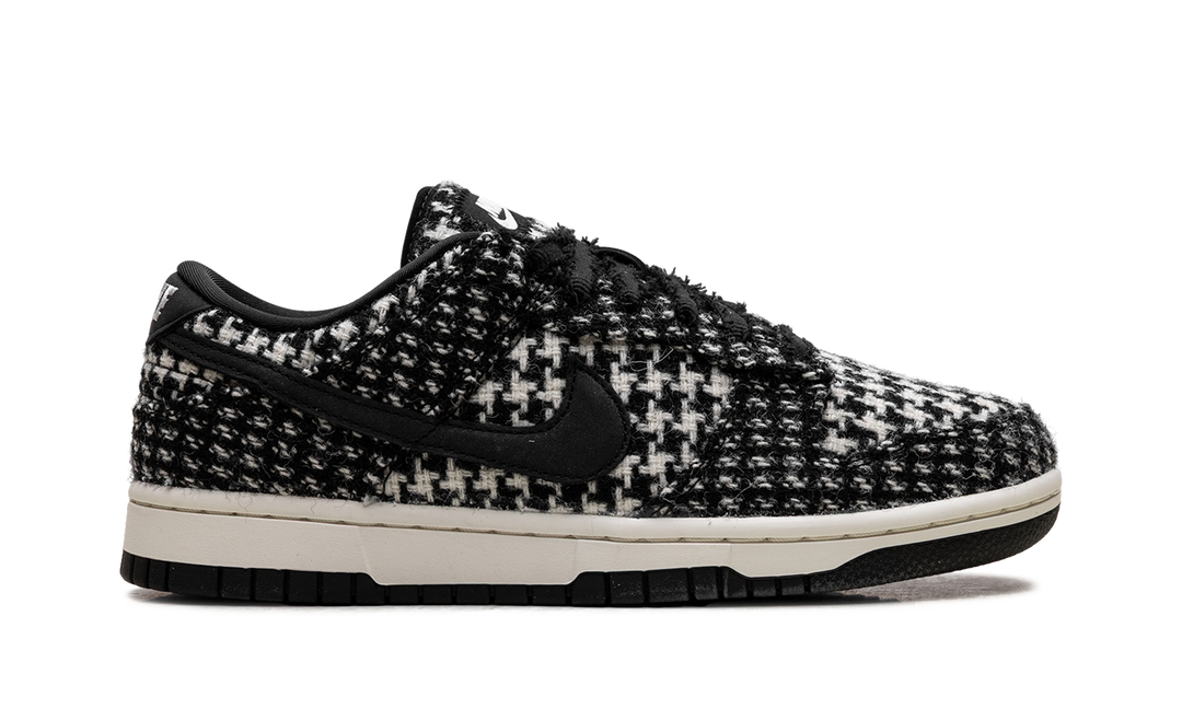 NIKE DUNK LOW HARRIS TWEED WHITE BLACK MULTI (WOMEN&
