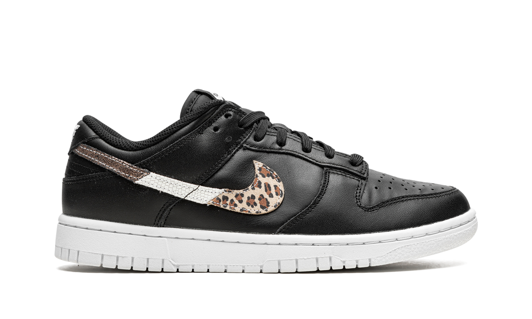 NIKE DUNK LOW LEOPARD BLACK WOMENS