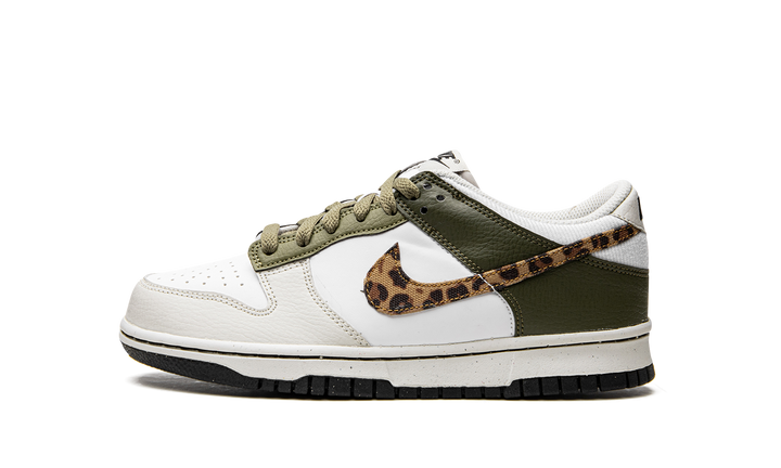 NIKE DUNK LOW LEOPARD OLIVE GS