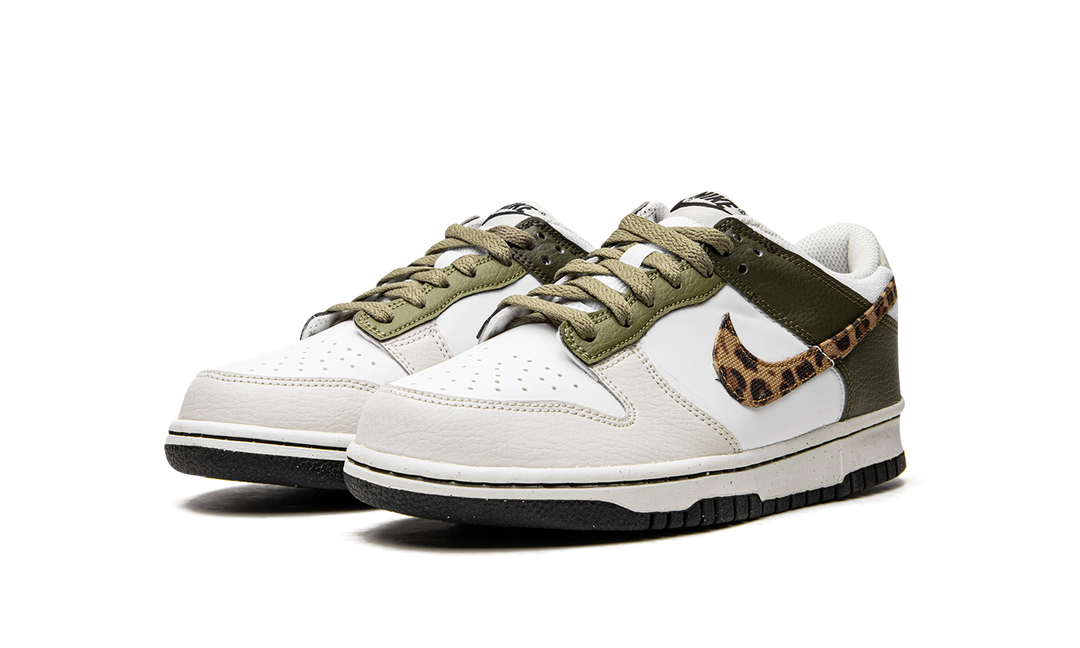 NIKE DUNK LOW LEOPARD OLIVE GS