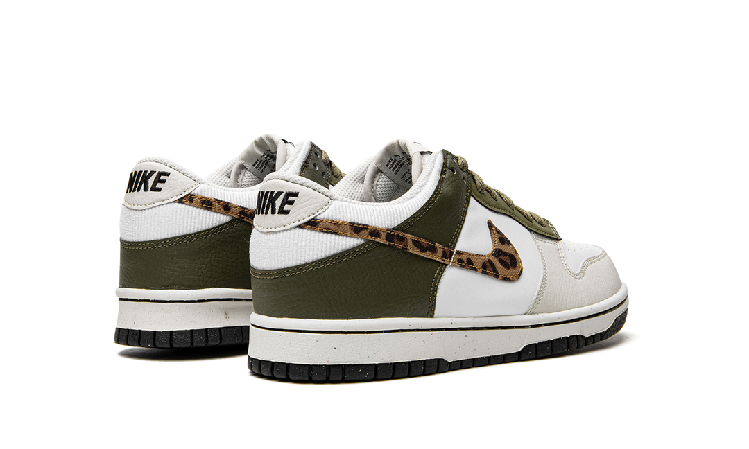 NIKE DUNK LOW LEOPARD OLIVE GS