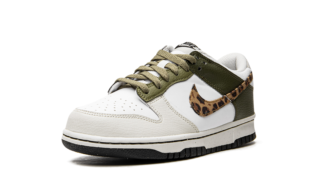 NIKE DUNK LOW LEOPARD OLIVE GS