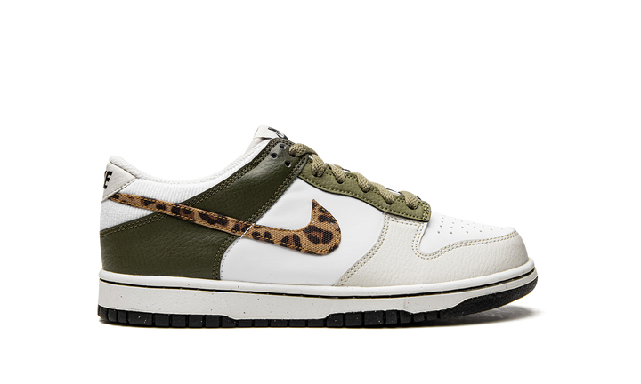 NIKE DUNK LOW LEOPARD OLIVE GS