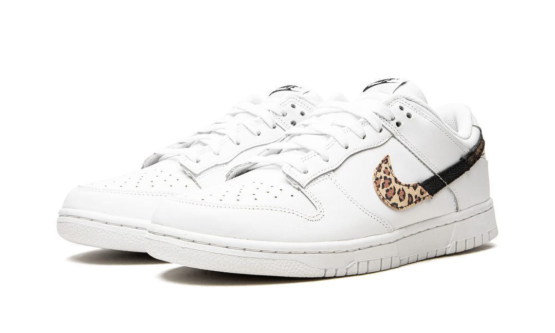 NIKE DUNK LOW LEOPARD WHITE WOMENS