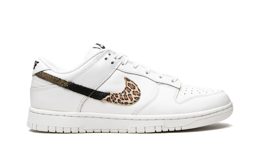 NIKE DUNK LOW LEOPARD WHITE WOMENS