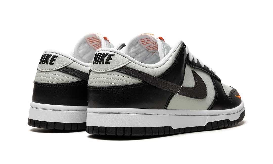 NIKE DUNK LOW MINI SWOOSH BLACK GREY ORANGE