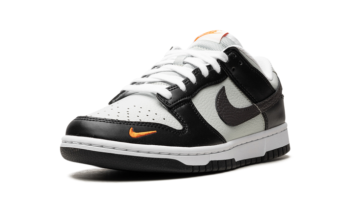 NIKE DUNK LOW MINI SWOOSH BLACK GREY ORANGE