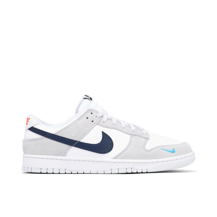 NIKE DUNK LOW MINI SWOOSH GREY NAVY — Stock 