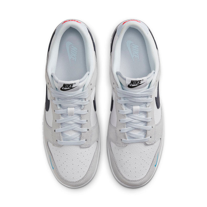 NIKE DUNK LOW MINI SWOOSH GREY NAVY — Stock 