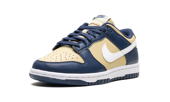 NIKE DUNK LOW NEXT NATURE MIDNIGHT NAVY GOLD WOMENS