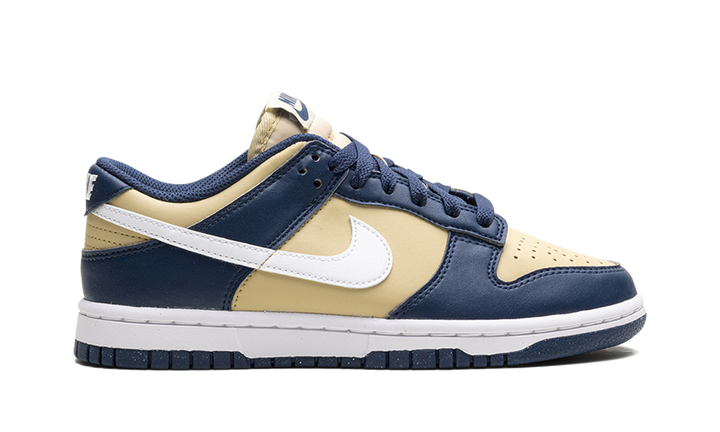 NIKE DUNK LOW NEXT NATURE MIDNIGHT NAVY GOLD WOMENS
