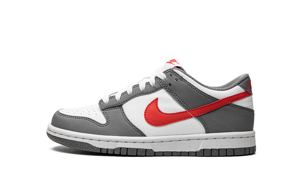 NIKE DUNK LOW NEXT NATURE SMOKE GREY LIGHT CRIMSON GS — Stock #2