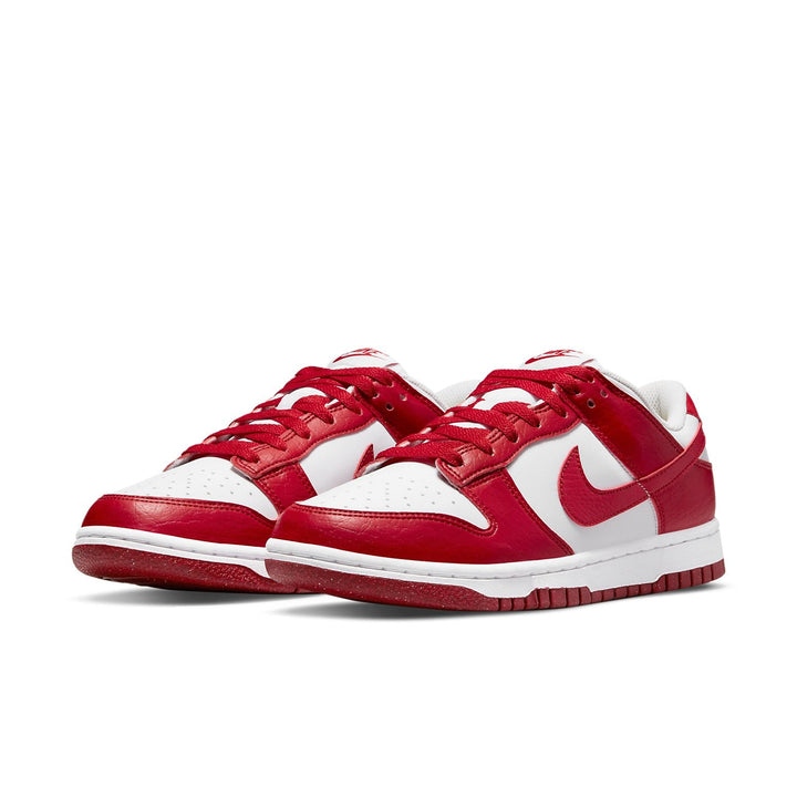 NIKE DUNK LOW NEXT NATURE WHITE GYM RED WOMENS