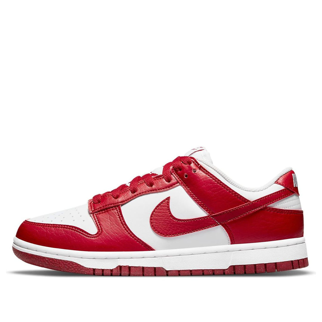 NIKE DUNK LOW NEXT NATURE WHITE GYM RED WOMENS