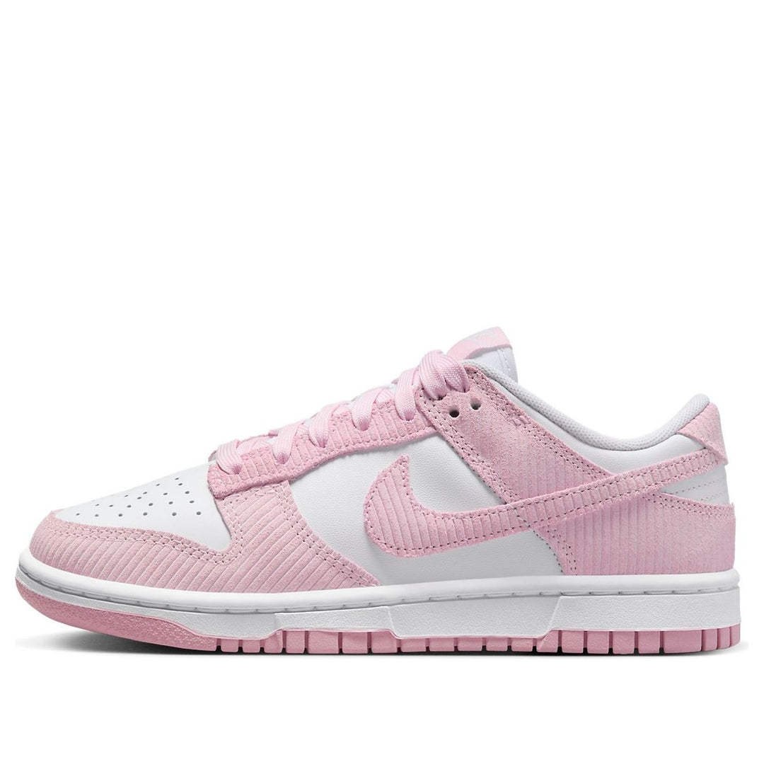 NIKE DUNK LOW PINK CORDUROY WOMENS — Stock 