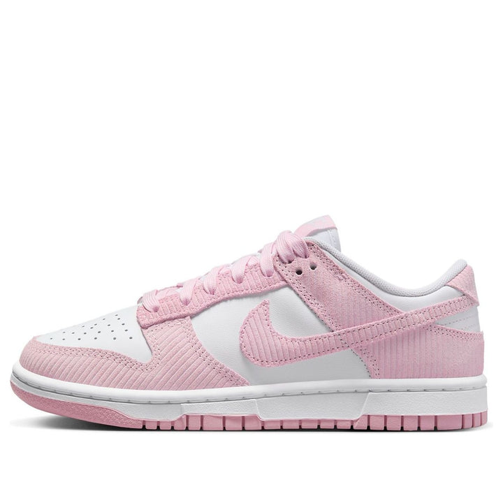 NIKE DUNK LOW PINK CORDUROY WOMENS — Stock 