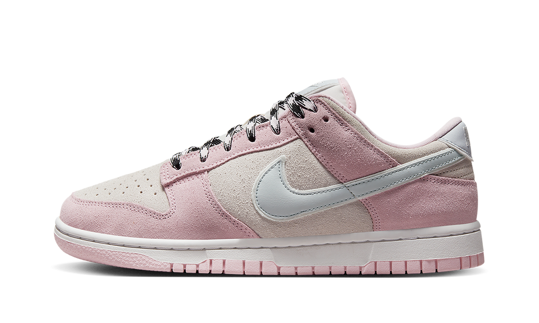 NIKE DUNK LOW PINK FOAM SUEDE WOMENS