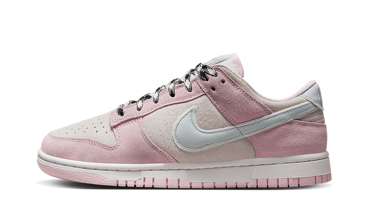 NIKE DUNK LOW PINK FOAM SUEDE WOMENS