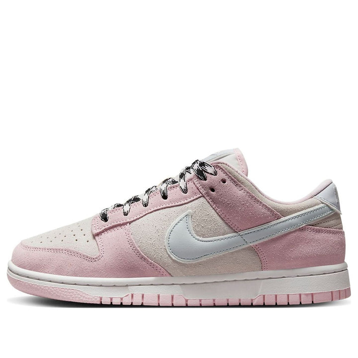 NIKE DUNK LOW PINK FOAM SUEDE WOMENS
