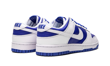 NIKE DUNK LOW RACER BLUE WHITE — Stock